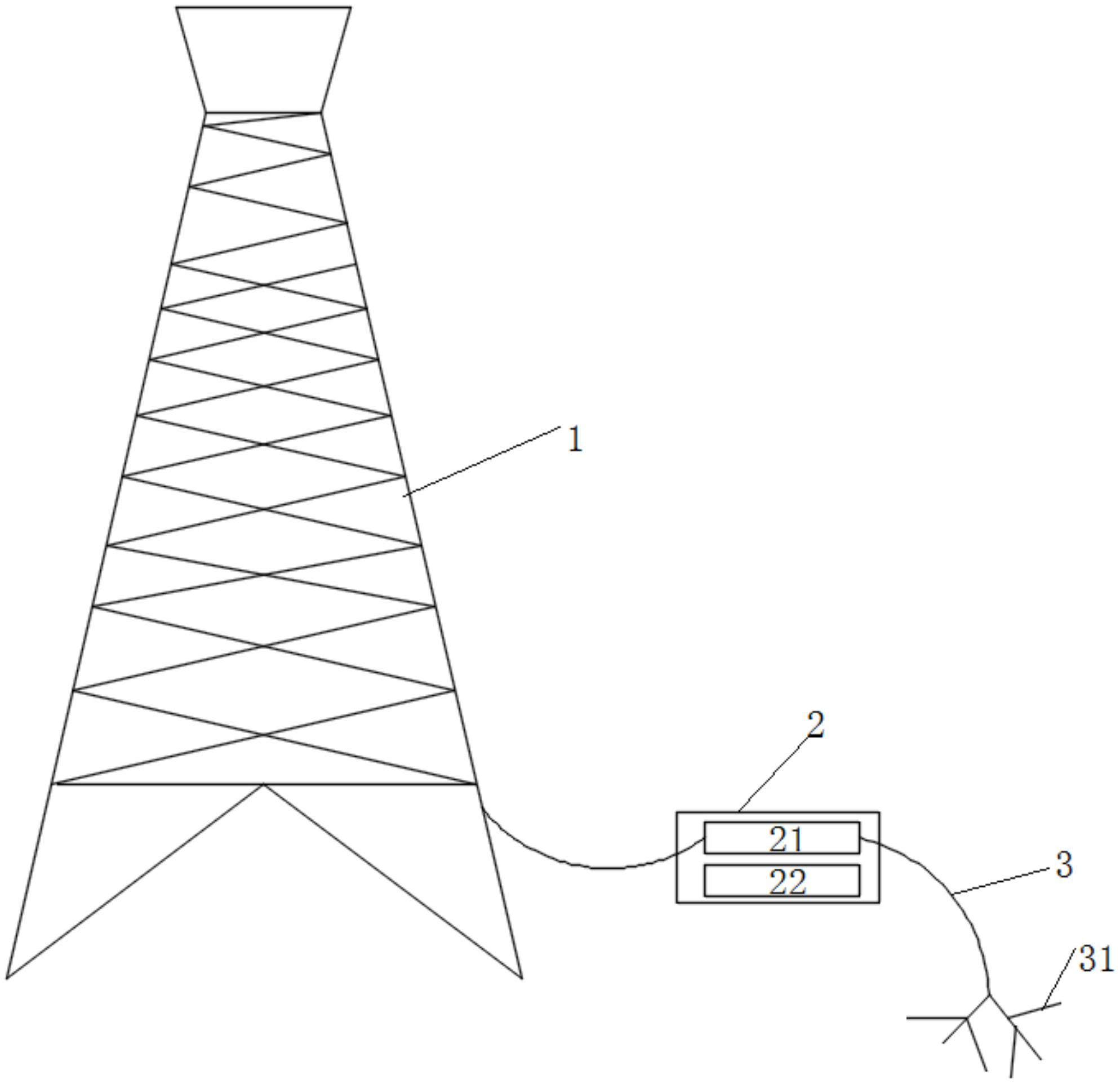 一种输电铁塔接地电阻和雷电监测装置