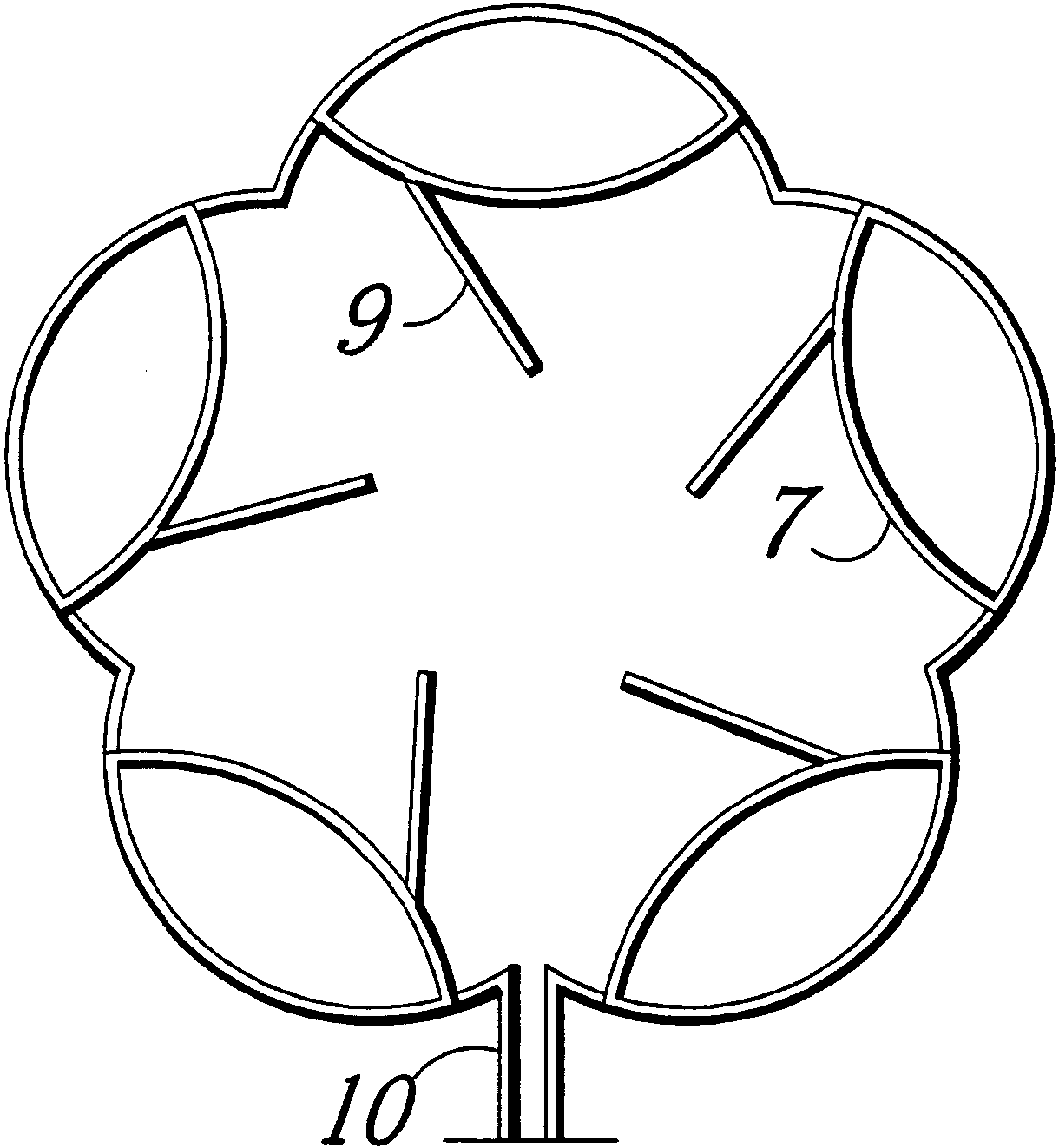 us6102376a_flexible mini-ring in the plum flower shape