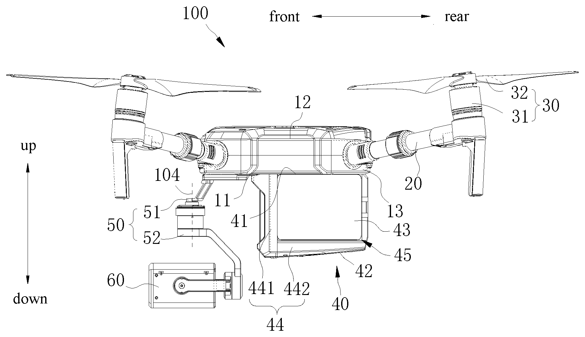 us20190375510a1_unmanned aerial vehicle