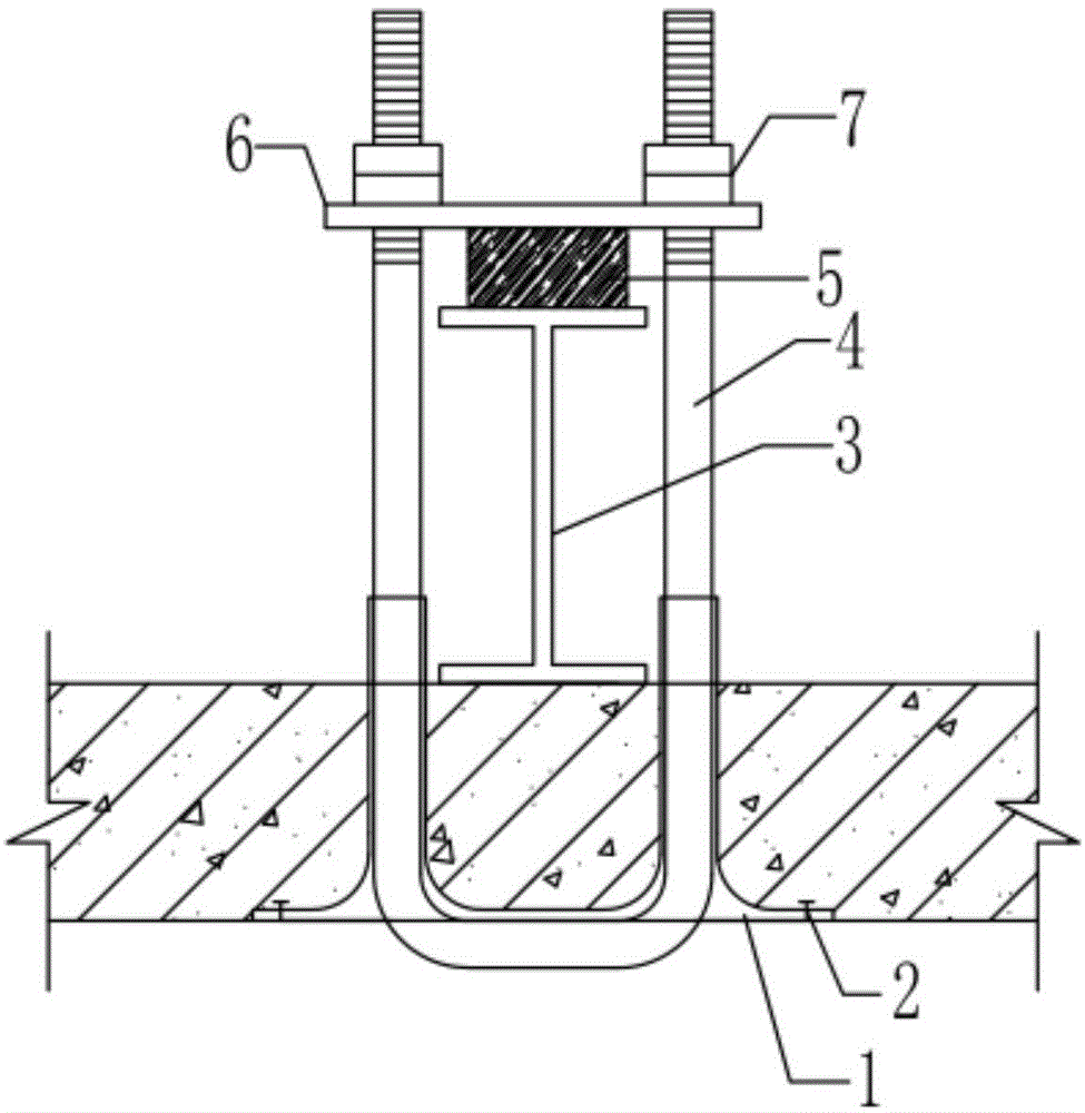 cn109441094a_悬挑脚手架工字钢固定预埋装置及其安装方法在审