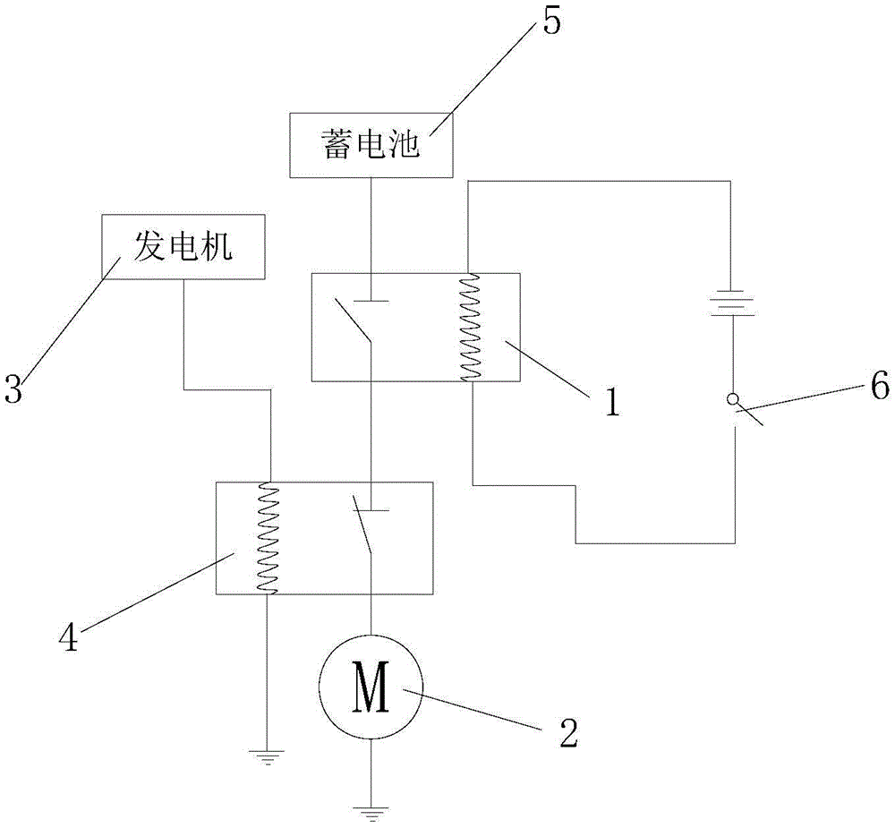 一种柴油发电机电门锁