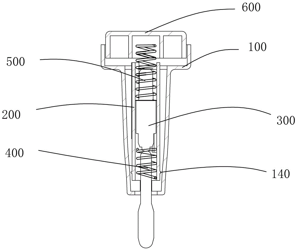 cn208610852u_一种按压式采血针有效