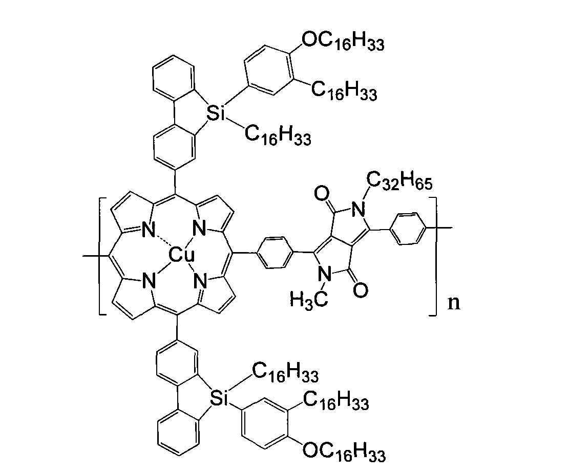 金属卟啉吡咯并吡咯有机半导体材料及其制备方法和应用