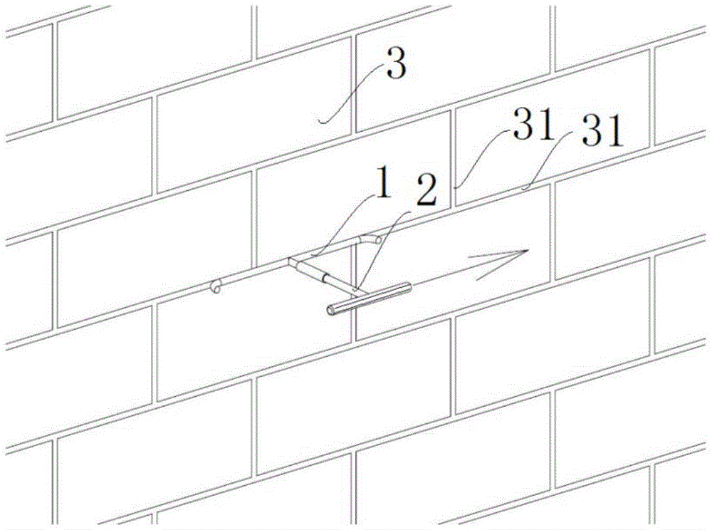 cn209670288u_一种适用于砌体墙面的勾缝工具