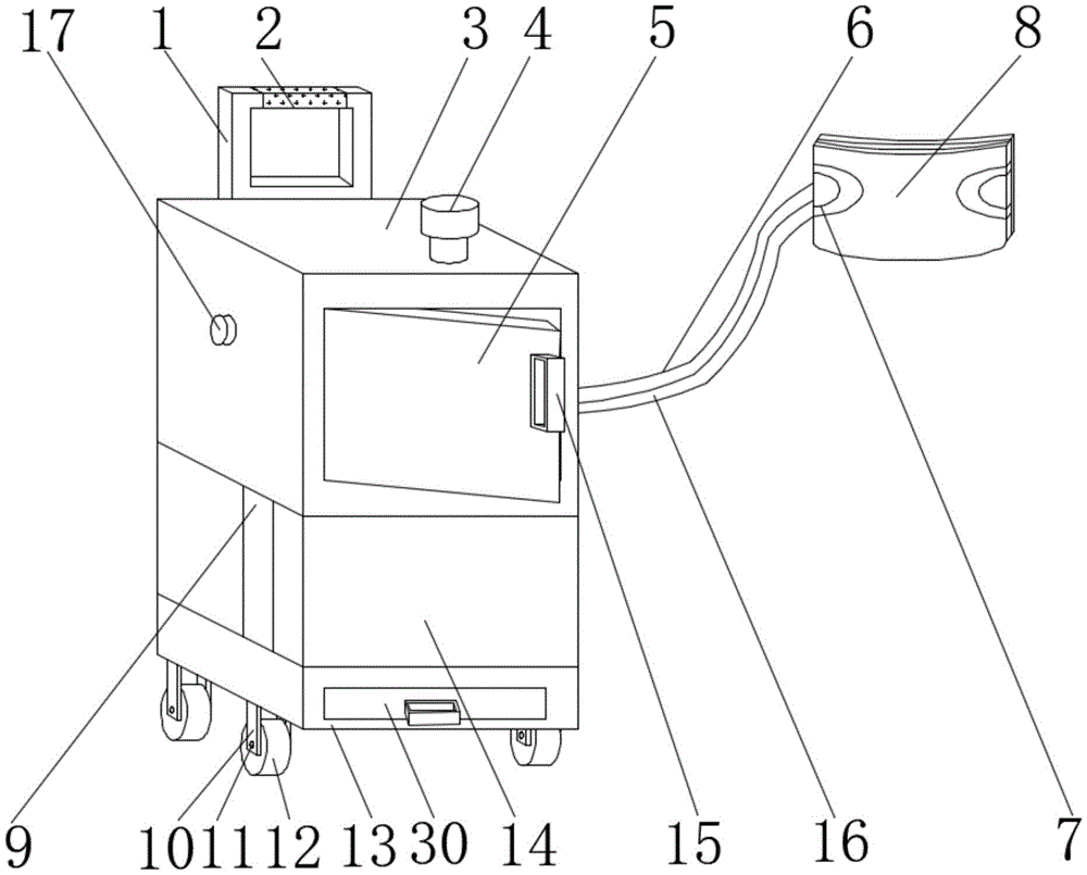 cn208823129u_一种急诊护理用降温装置