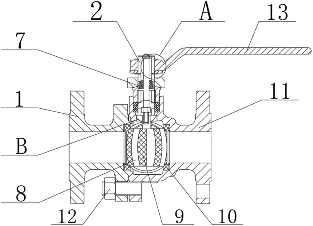 cn208982687u_一种带有排泄孔的球阀有效