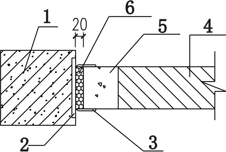 砌体填充墙与柱的柔性连接结构