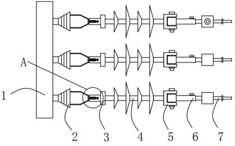 一种特高压输电线路用三联耐张绝缘子串