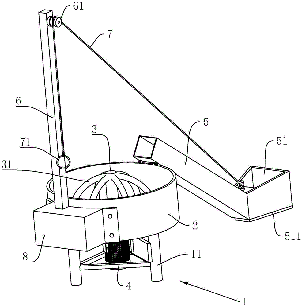 cn209699555u_立式平口搅拌机有效