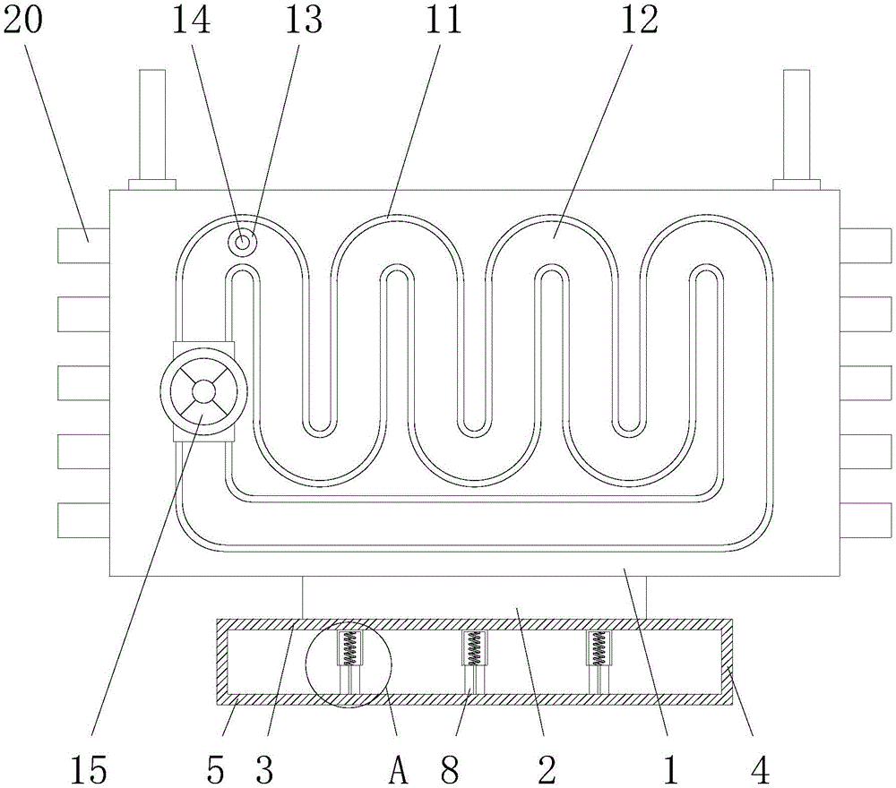 cn209708749u_一种减震散热性变压器骨架有效