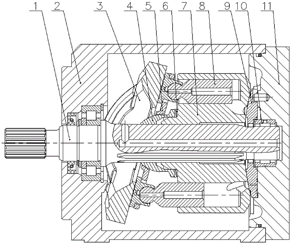 cn209671151u_一种具有可润滑传动轴结构的柱塞泵