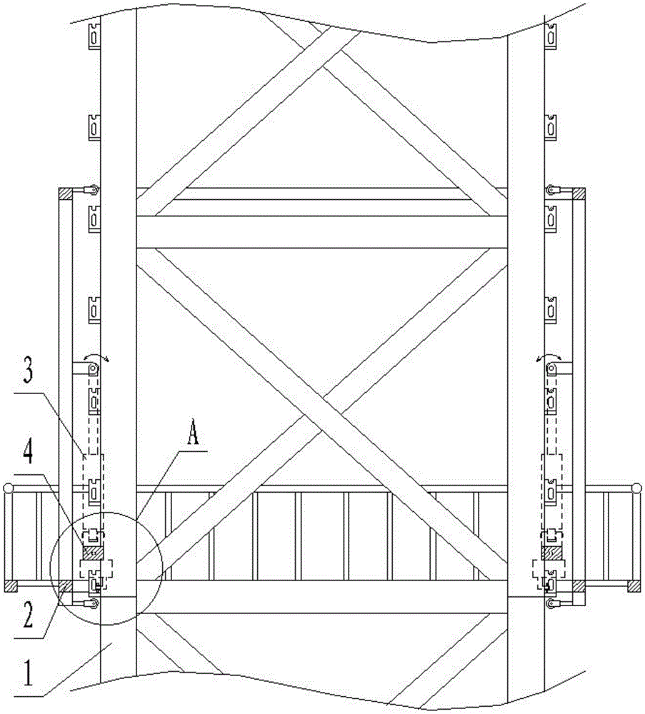 cn208995008u_一种自升式塔机爬升架顶升横梁防脱装置