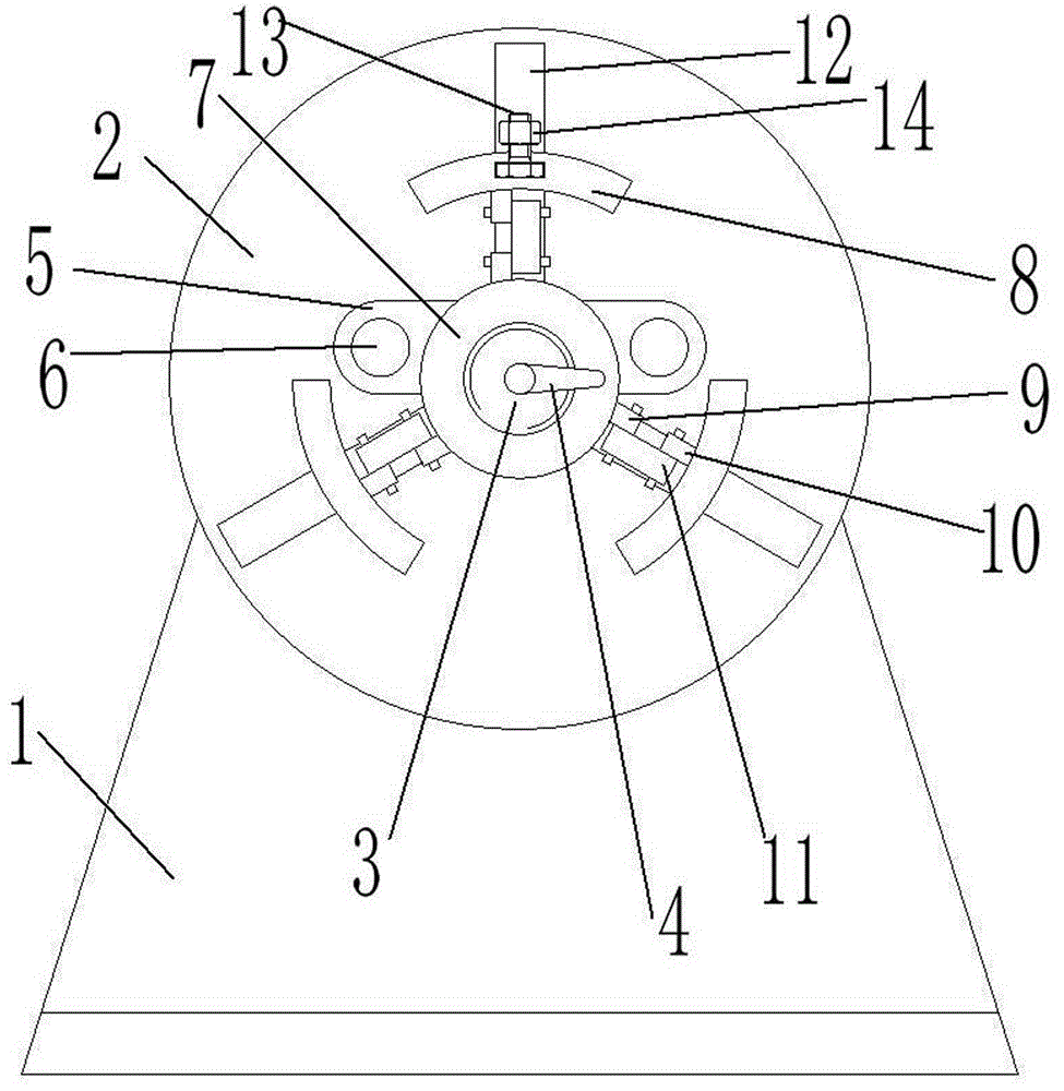 cn209668497u_一种胎圈钢丝收线装置