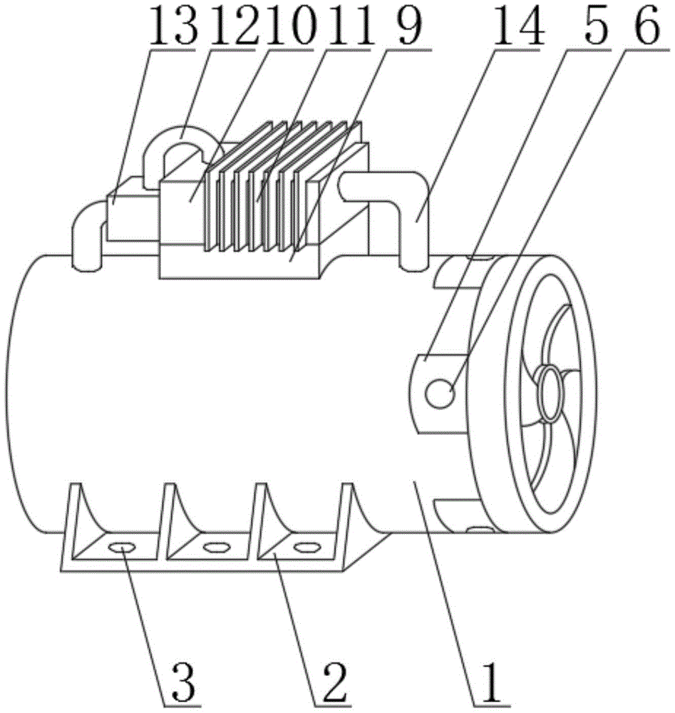 cn209344951u_一种主轴电机冷却装置有效