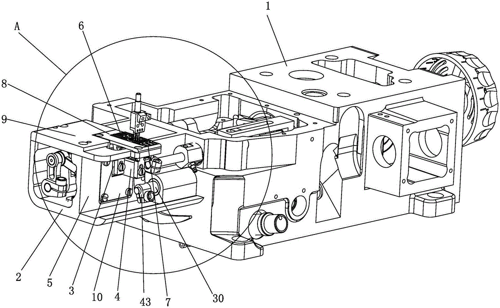 cn106498631b_一种机头防尘结构及缝纫机