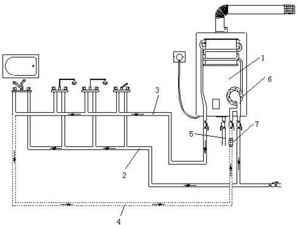 cn109442732a_一种带循环水泵的零冷水燃气热水器系统在审