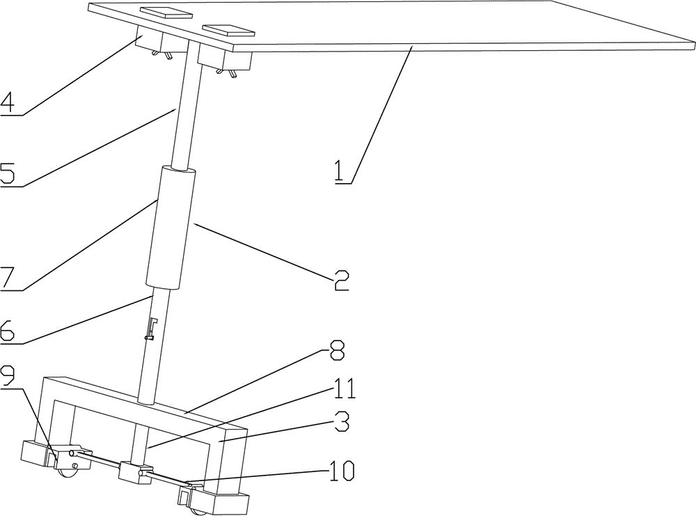 cn209018770u_一种骨科透视桌有效