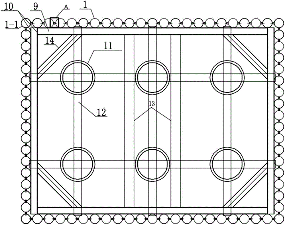 cn208844593u_锁扣式钢管桩围堰施工装置