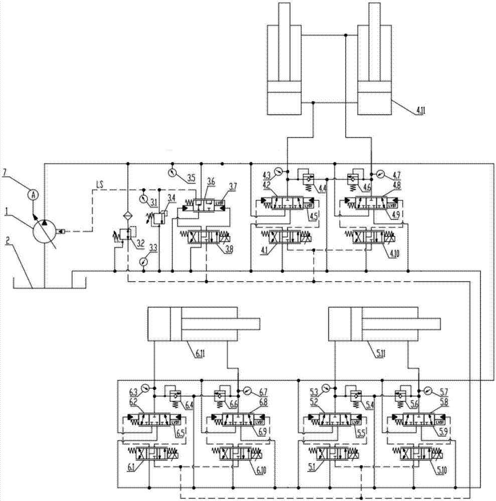 cn109058194a_作业执行机构的液压控制系统及其控制方法和作业机械