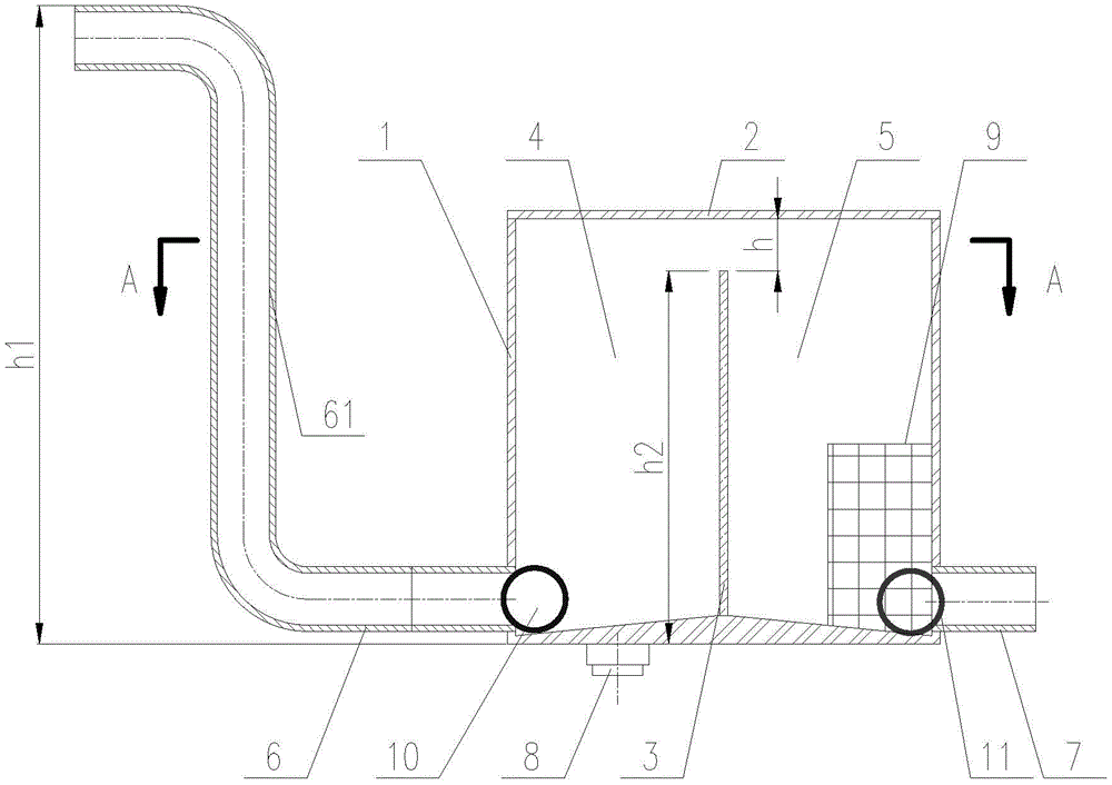 cn209279370u_一种空调机组冷凝水排水装置