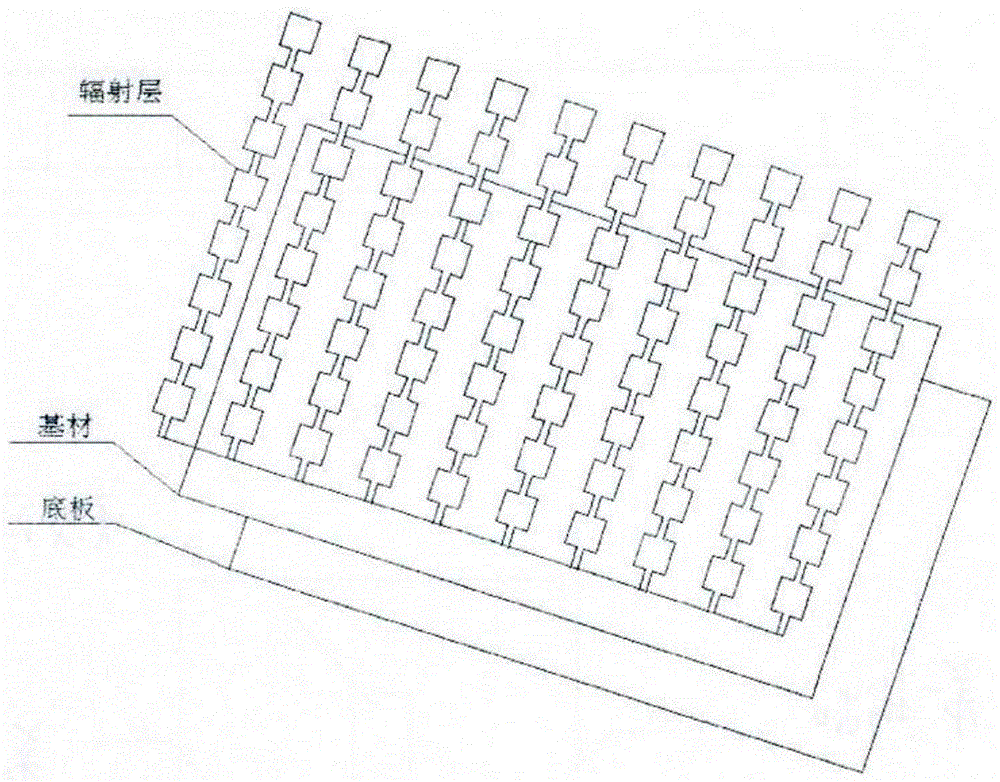 cn209056612u_一种结合串馈网络的串馈阵列微带天线有效