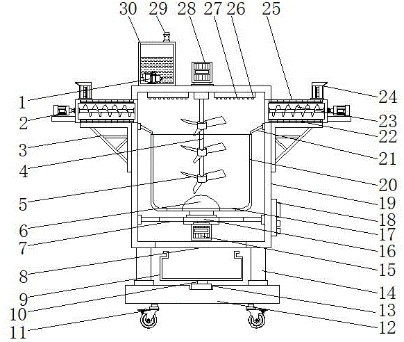 cn209714866u_一种饲料生产用混合搅拌装置有效