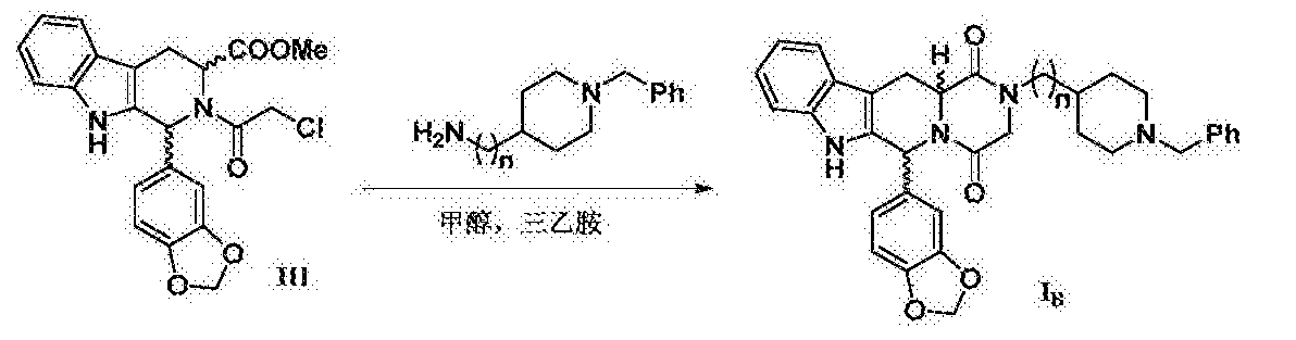 34亚甲二氧基苯基取代四氢β咔啉哌嗪二酮类衍生物及其用途