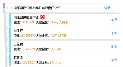 涡阳县民乐烟花爆竹有限责任公司