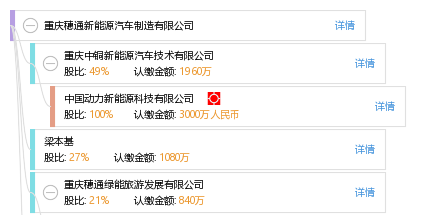 重庆穗通新能源汽车制造有限公司_【信用信息