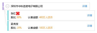 深圳市中科信诺电子有限公司