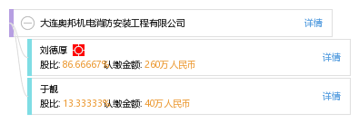 大连奥邦机电消防安装工程有限公司_【信用信