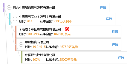 凤台中燃城市燃气发展有限公司_【信用信息_
