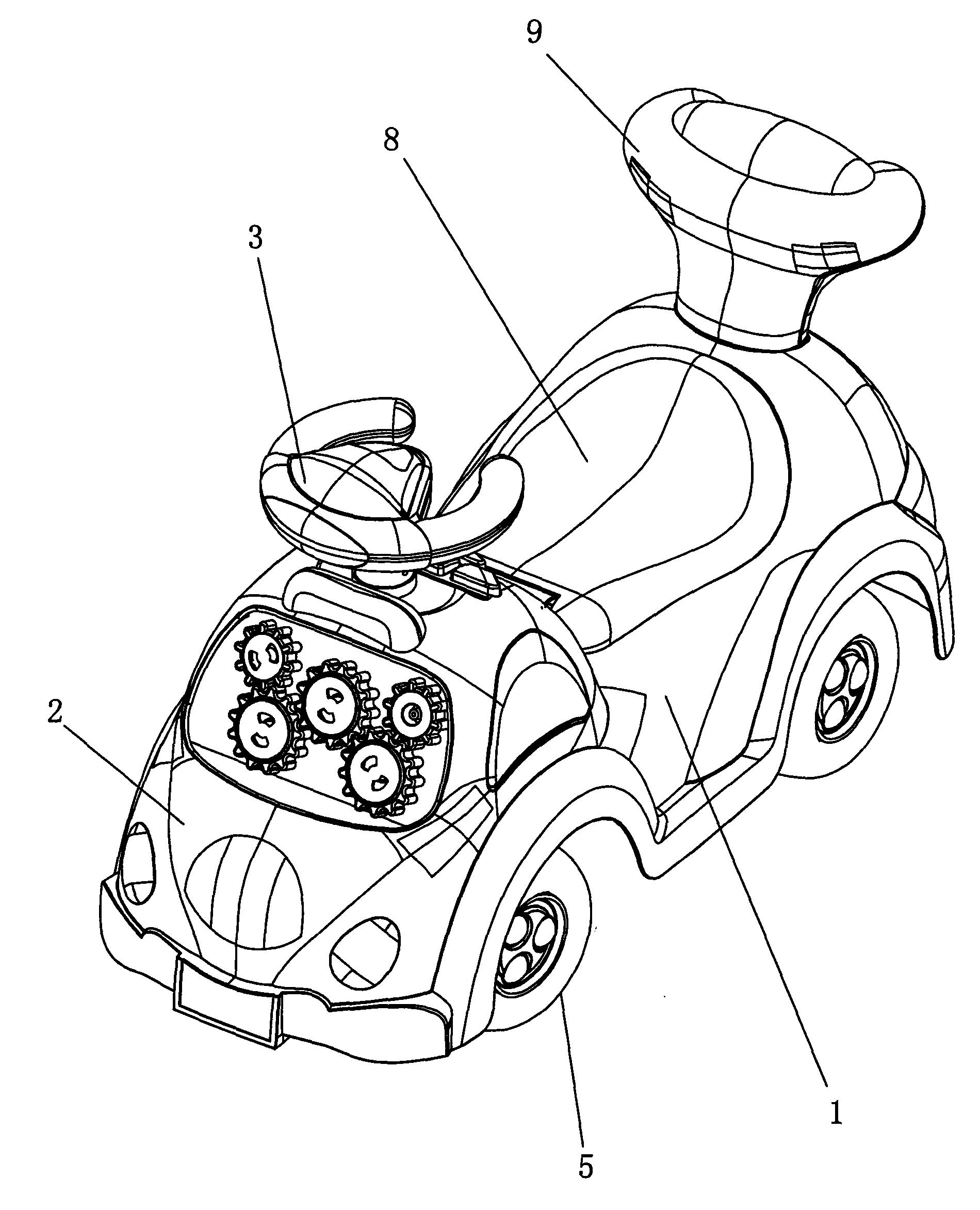 cn201431781y_一种带转动齿轮结构的玩具车失效