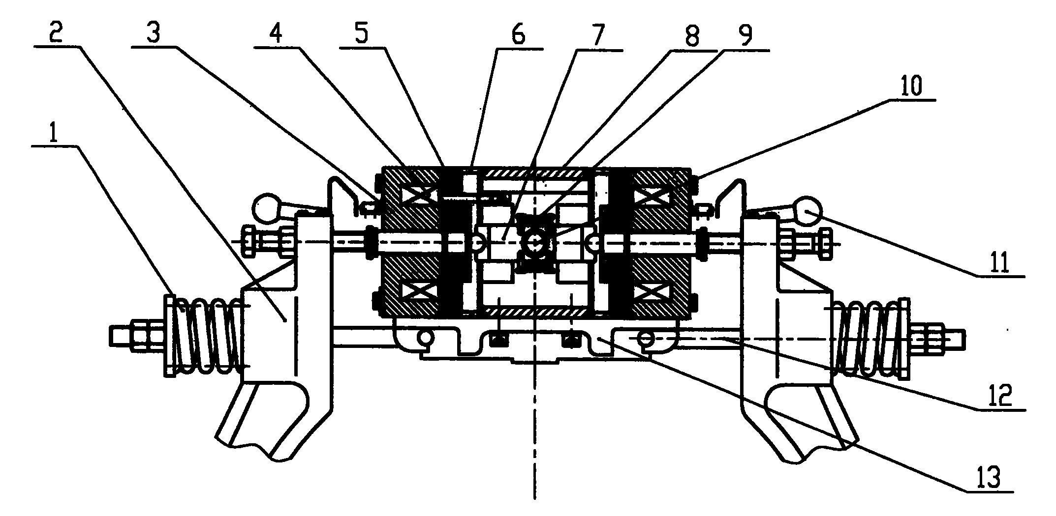 曳引机制动器结构图图片