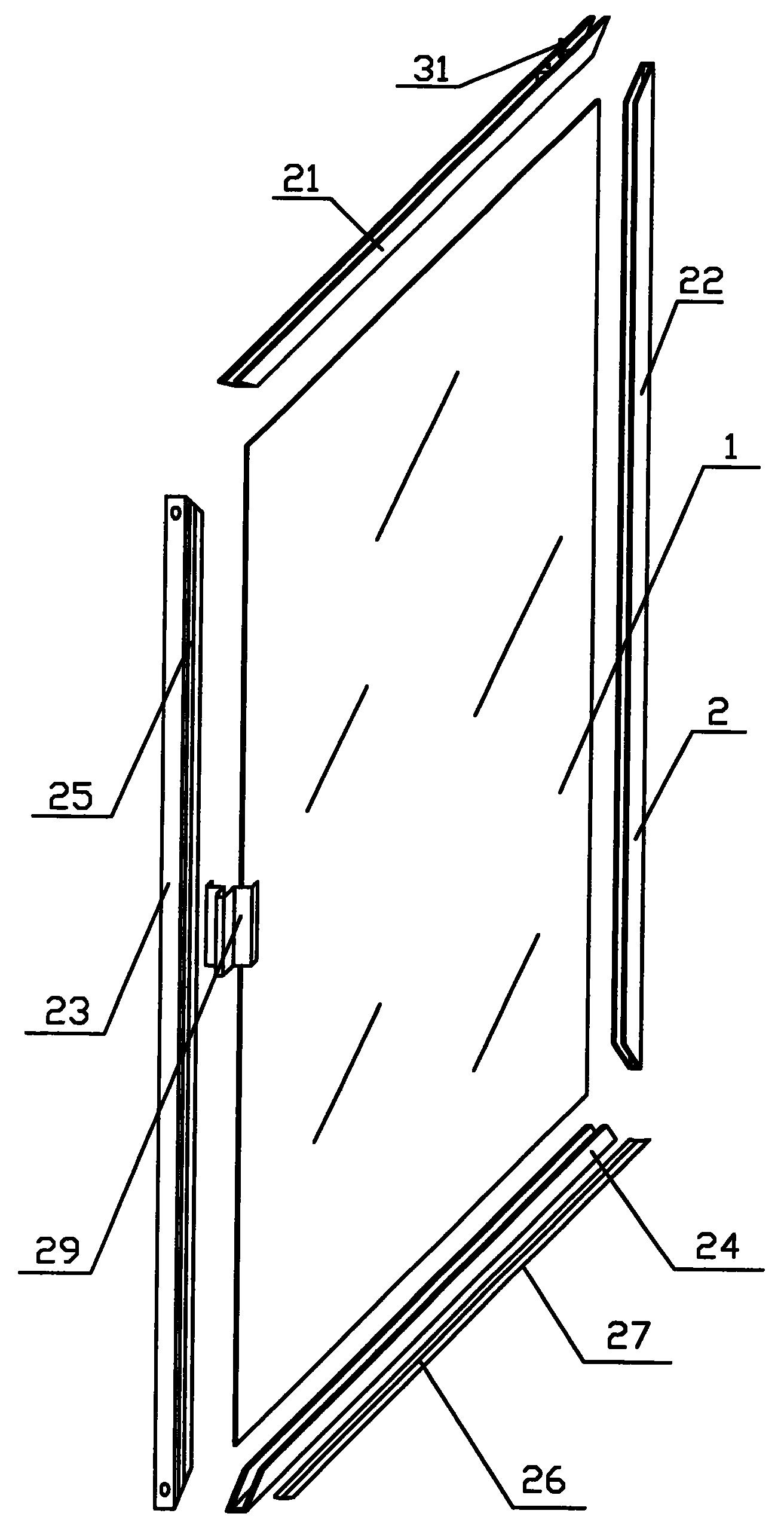 淋浴间推拉式玻璃门