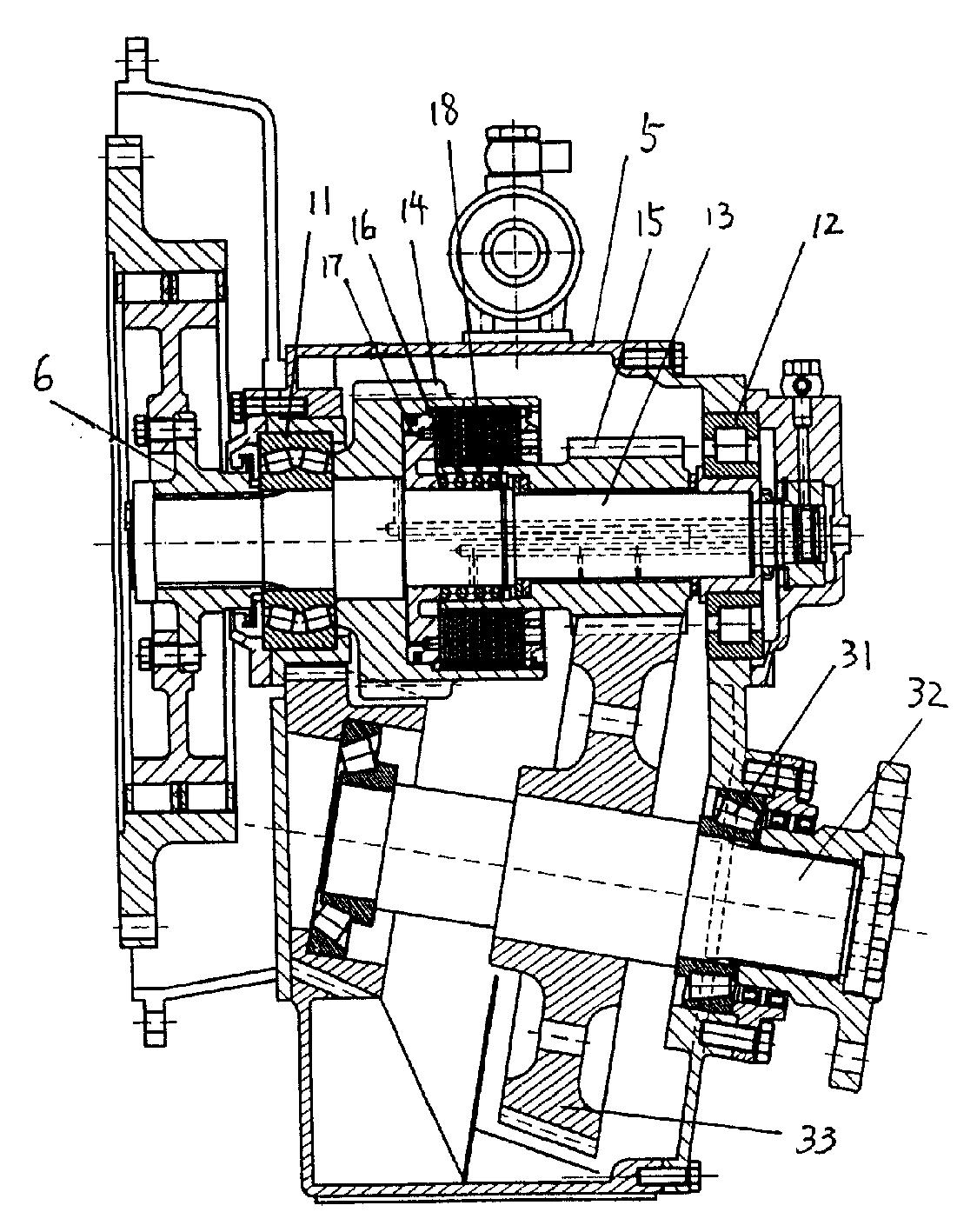 轻型高速倾角传动船用齿轮箱