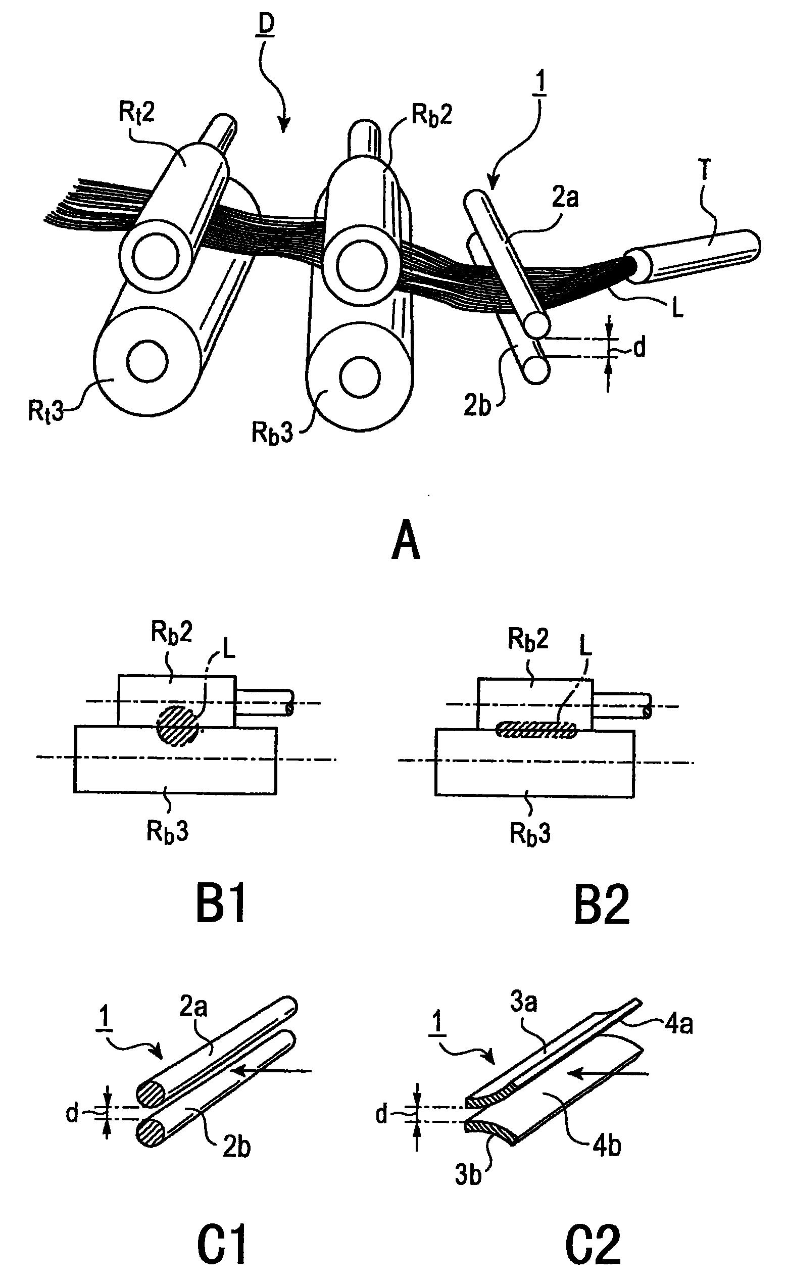 纺纱机械的牵伸装置