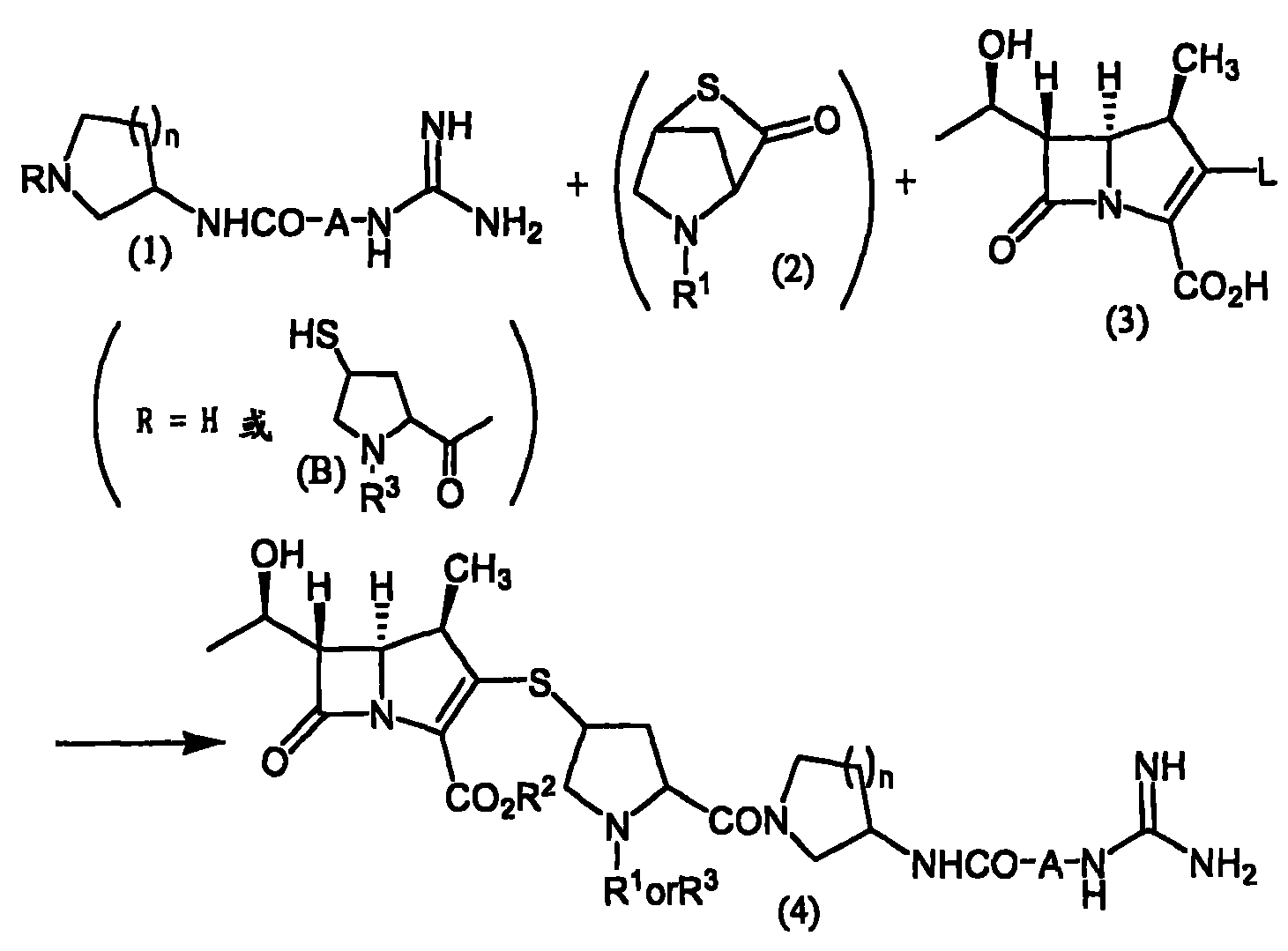 cn101180271a_具有1-烷基吡咯烷结构的碳青霉烯衍生物的制备方法失效