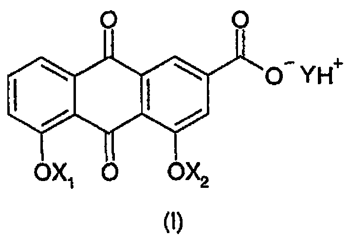 二羟基蒽醌羧酸盐及其治疗用途