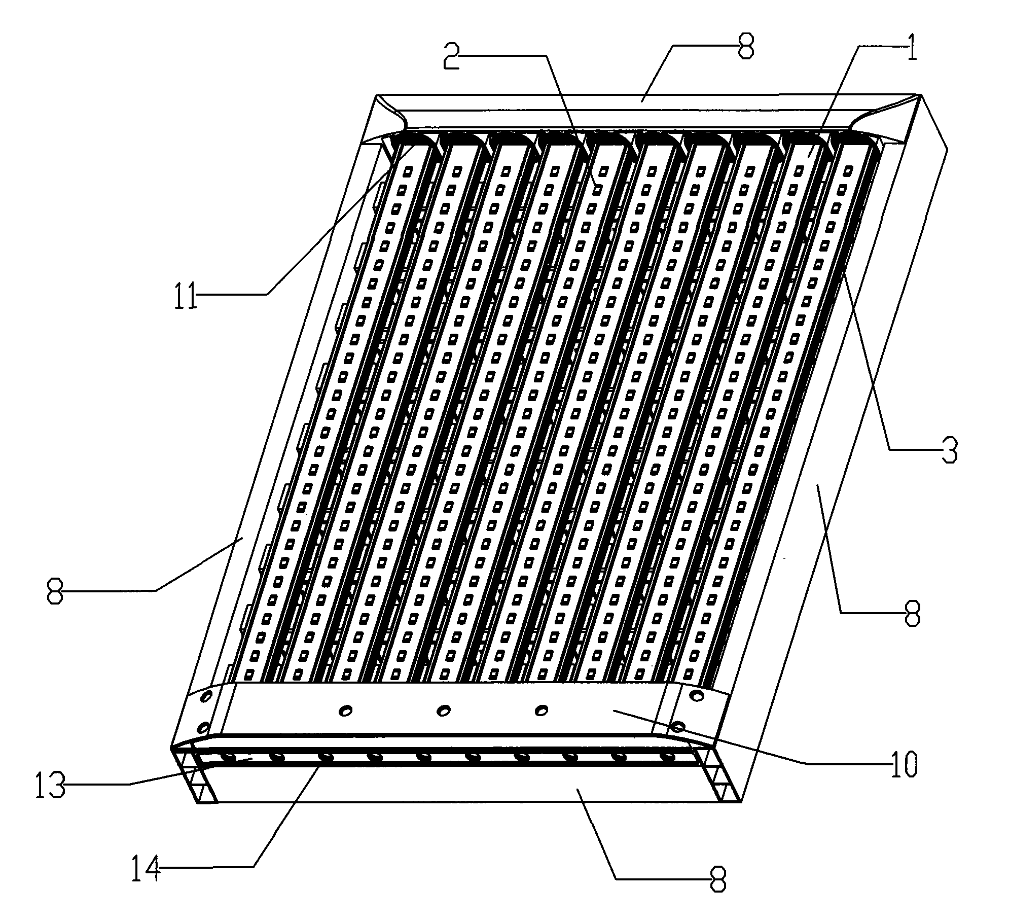 发光二极管照明灯具的散热结构