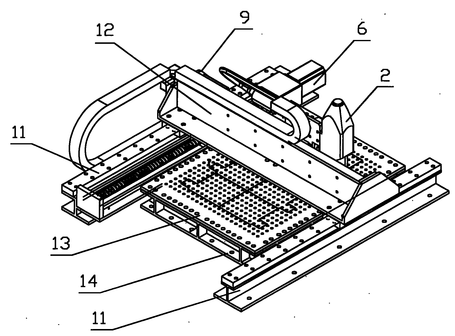 cn101722370a_一种电池极片激光切割装置失效