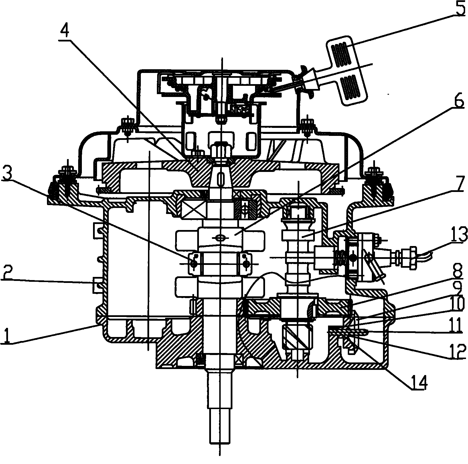 cn101725386a_飞溅润滑立式单缸风冷柴油机失效