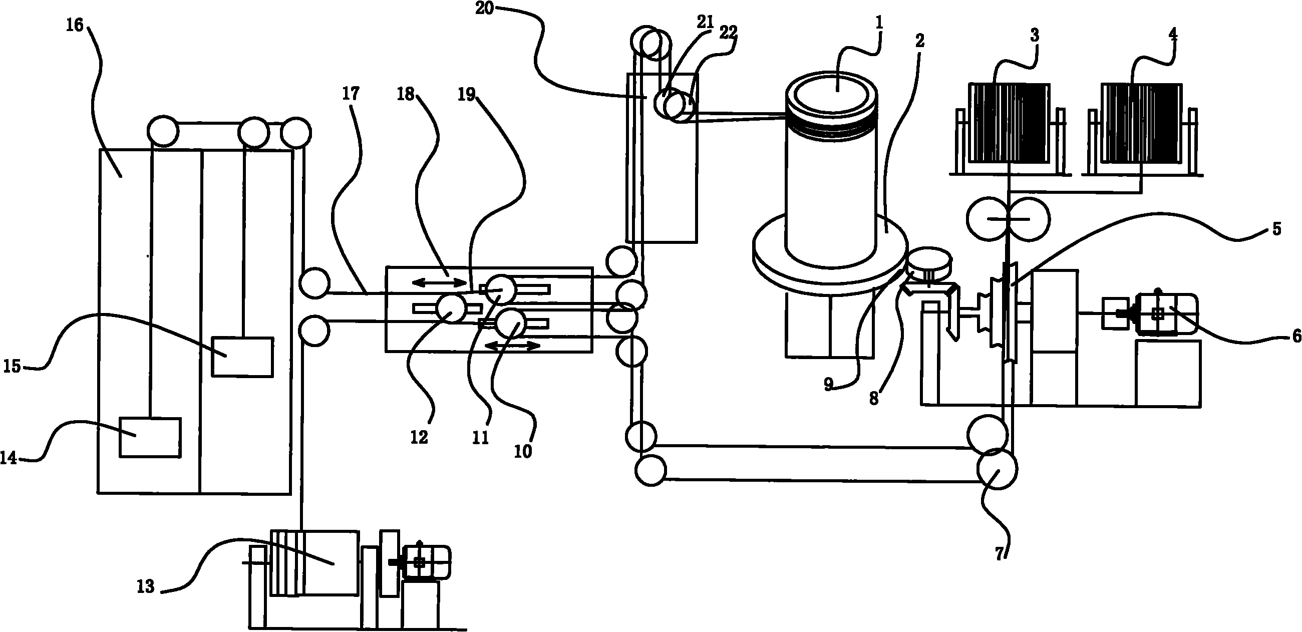 一种预制管缠丝机