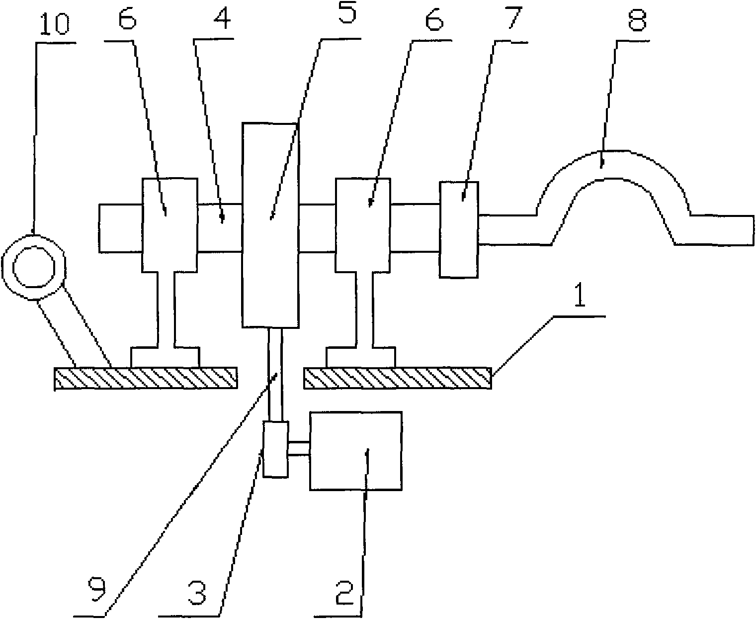 cn101829744a_一种新型钢筋自动校直机失效