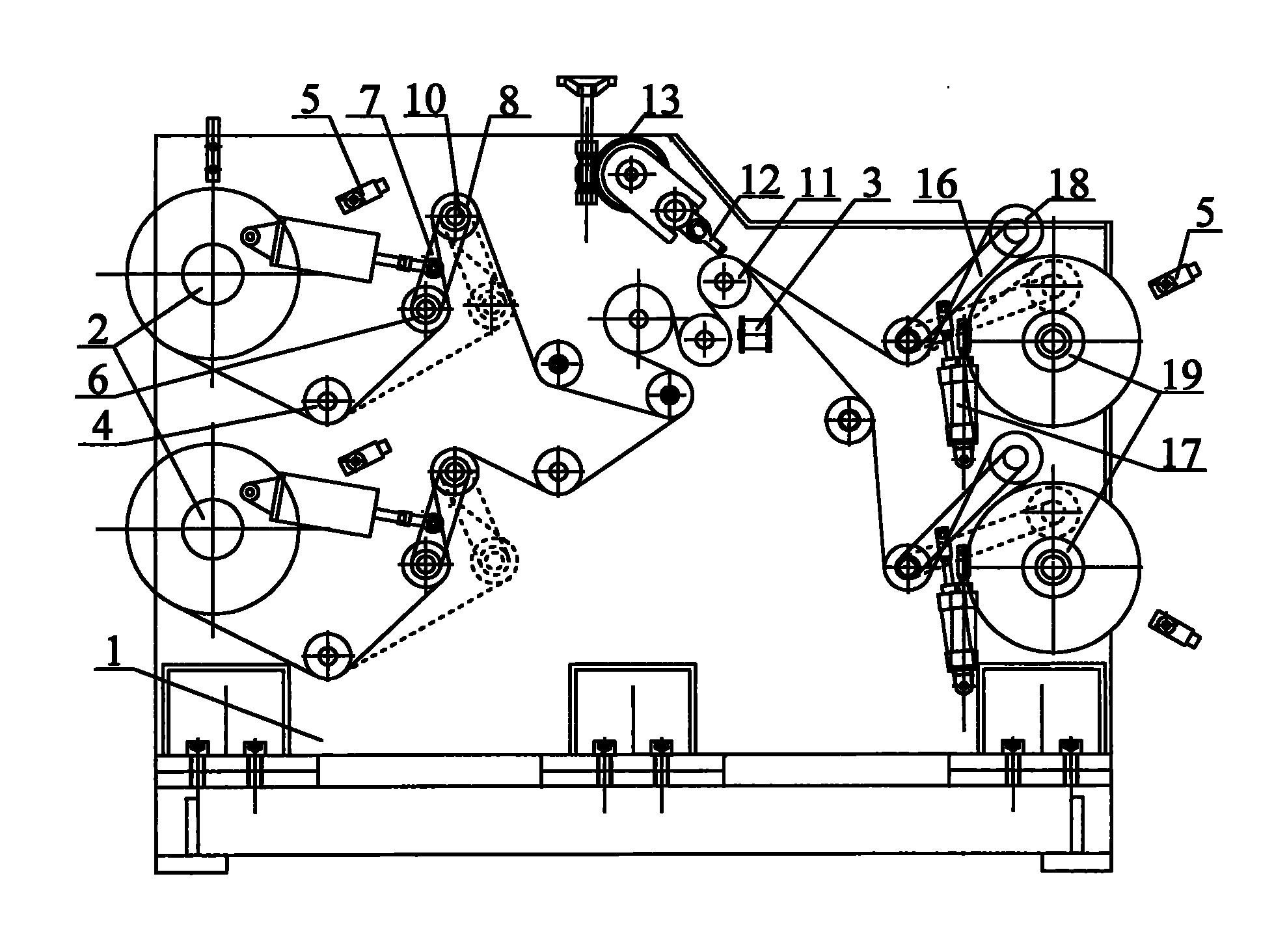 cn101837903a_一种微张力复卷分切机失效