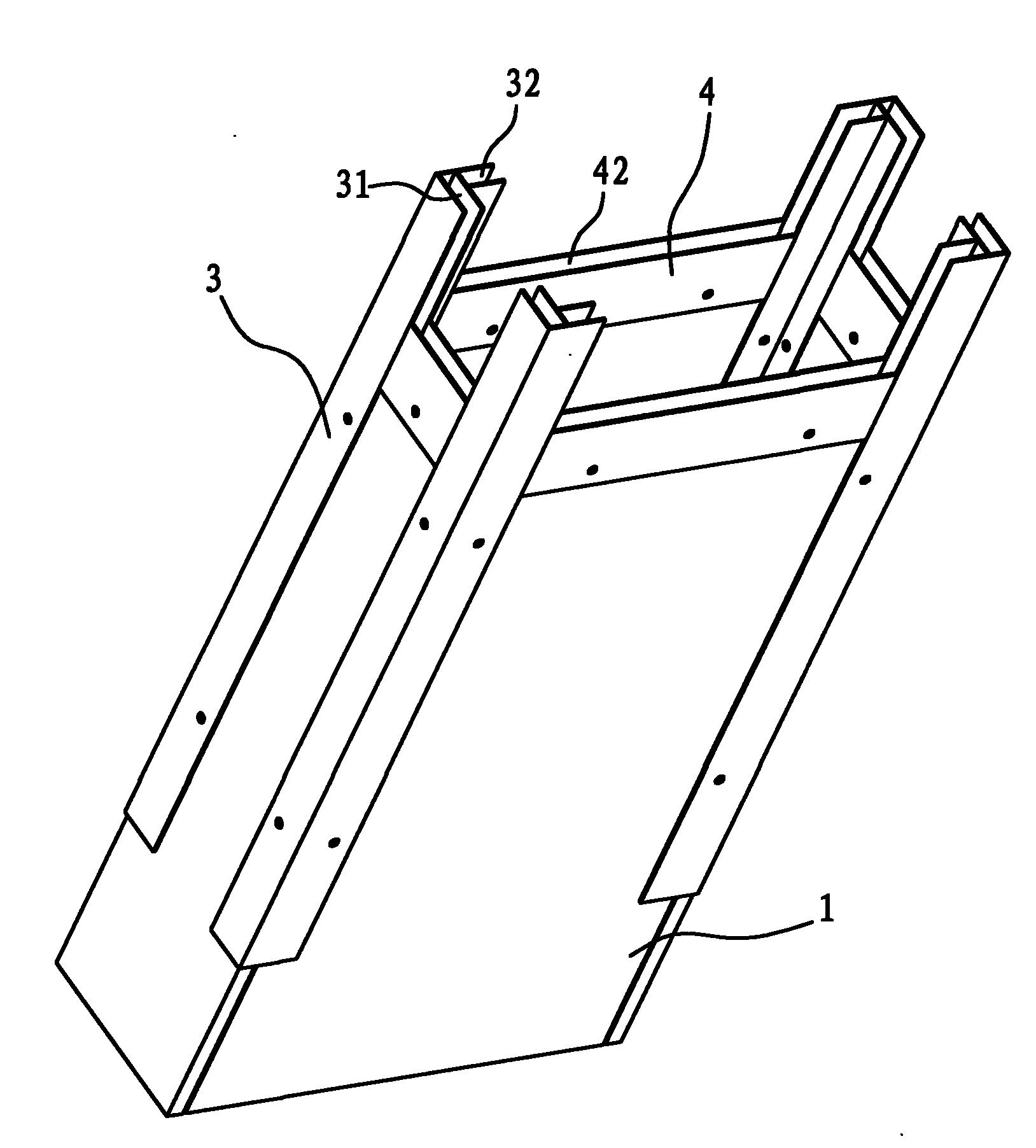 一种快速插接式组合通风管道