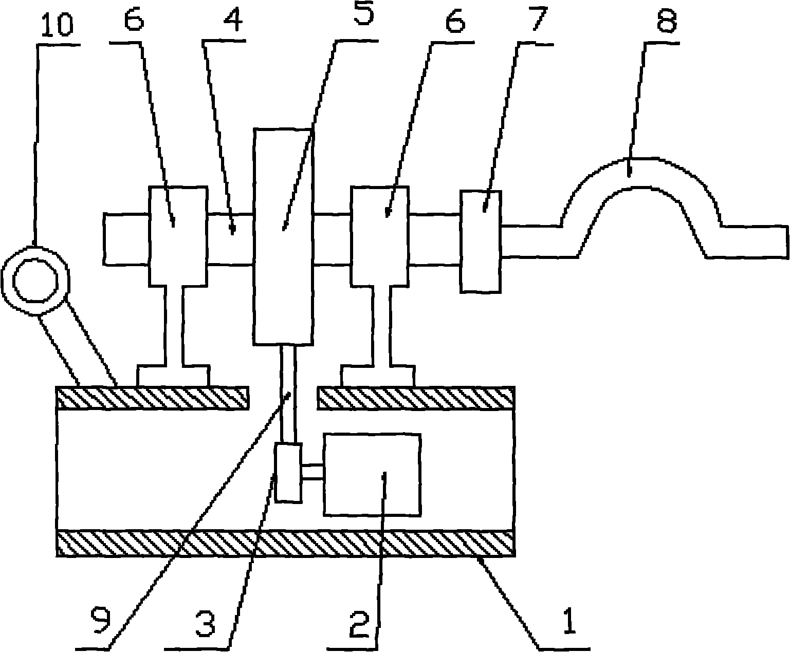 cn101856702a_一种新型铁丝自动校直机失效