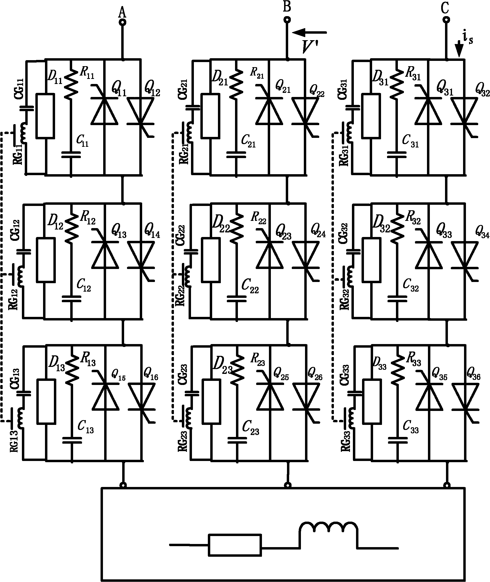 晶闸管串联调压电路