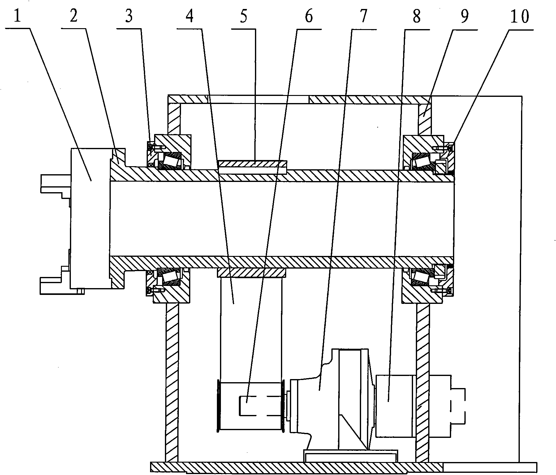 武夷山台钻主轴结构图图片
