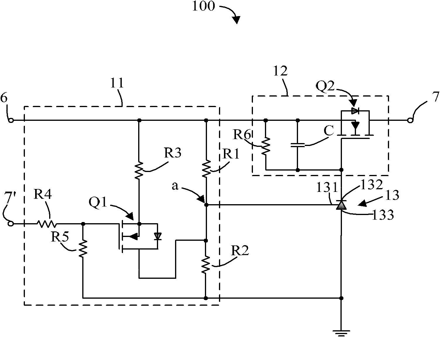 cn101976823a_電池欠壓保護電路有效